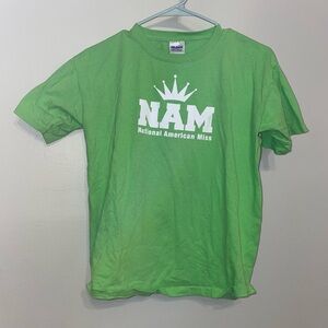 💰National American Miss green tee
